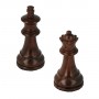 Klassische Staunton Schachfiguren aus Rosenholz von Hand bearbeitet doppelte Verbleiung