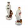 Schachfiguren Schlacht von Midway aus Alabaster und handbemaltem Kunstharz