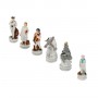 Schachfiguren Schlacht von Midway aus Alabaster und handbemaltem Kunstharz