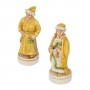 Schachfiguren Schlacht von Kazan aus Alabaster und Kunstharz von Hand bemalt