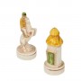 Schachfiguren Schlacht von Kazan aus Alabaster und Kunstharz von Hand bemalt