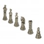 Schachfiguren kaiserliches Rom aus Zamak von Hand verarbeitet handgemachte Realisierung