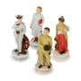 Schachfiguren Schlacht von Midway aus Alabaster und handbemaltem Kunstharz