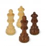 Klassische Schachfiguren aus Palisanderholz