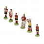 Schachfiguren Fusballmanschaften aus Alabaster und Kunstharz von Hand bemalt