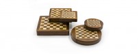 Magnetische Schachsätze aus Holz